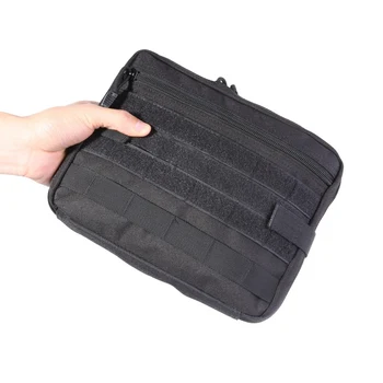 1000D Найлонова чанта тактическа Molle за къмпинг, многофункционални инструменти EDC, чанти голям капацитет за съхранение с цип, ловни аксесоари