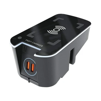 15 Вата Автомобилното Безжично Зарядно Устройство, зарядно устройство ще захранване Qi Плоча на Притежателя на Телефона, за да Volvo XC90 S90 XC60 VC60 S60 V90