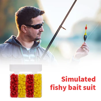 Симулационни примамки, риболовен костюм с прозрачна кутия и консумативи