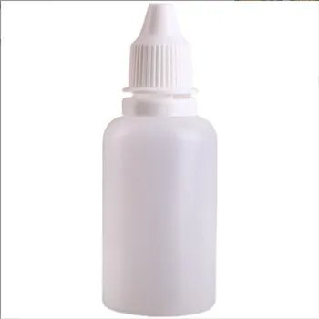 Пластмасови бутилки за отвеждане на очите, лекарства против кражба Бели шапки, Празни Сжимаемые Пътни капкомер за изстискване на боя, за Многократна употреба