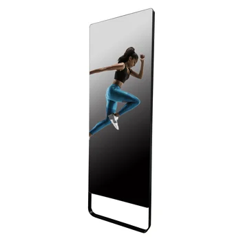 43-инчов интелигентен сензорен LCD екран yoga mirror display интерактивен Андроид wifi фитнес smart gym smart fitness mirror