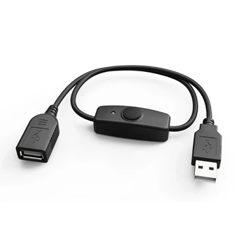 Удължител Y1UB за синхронизация на данни USB 2.0 USB удължителен кабел с включването на ВЫКЛЮЧЕНИЕМ за КОМПЮТЪР Raspberry USB Вентилатор Led лампа