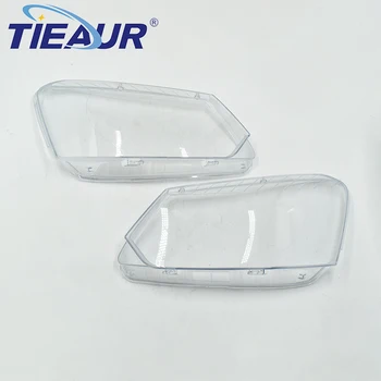 Пластмасов корпус автомобилен фенер TIEAUR, капак на обектива фарове за Skoda Yeti 2013 2014 2015 2016 2017, Прозрачна обвивка на предната фарове