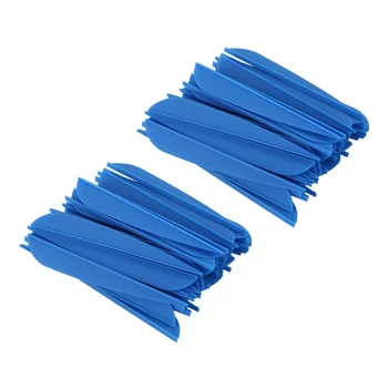 Остриета от стрели с 4-инчов пластмасови пера за стрели от лък 