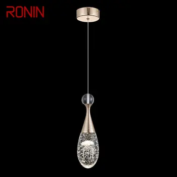 Модерен окачен лампа RONIN, Оригиналната led полилей, ръчно изработени във формата на медузи, Кристален полилей за спални, трапезария