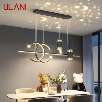 Висящи лампи ULANI Nordic, модерни и креативни led осветителни тела с проекция на звездното небе за домашна трапезария, декоративни