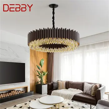 Полилей DEBBY Black, луксозни висящи лампи в постмодерния стил, домашен led декоративна лампа за дневна-трапезария