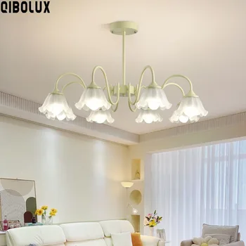 Модерна луксозна led подвесная полилей за трапезария, дизайнерски лампи и окачен лампа за дневна, Декоративна лампа за гланц