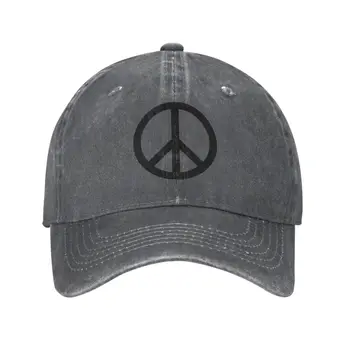 Класически памучен бейзболна шапка със символа на света за жени и мъже, Регулируеми по поръчка шапка на татко е в стил хип-хоп
