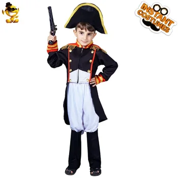 Детски общ смокинг на Ден за защита на децата, костюм за изяви на Хелоуин, Бебешки дрехи за мъже, за да се изяви на сцената Napoleon