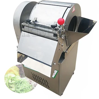 Търговски автоматична машина за рязане на зеленчуци 220 В, машина за нарязване на моркови и краставици