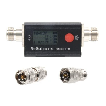 REDOT RD106P Цифров измерител на КСВ КСВ Измерител на мощност 120 W FMB VHF UHF80-999MHz Коефициент на постоянна вълна 1,00-99,9 Подкрепа DMR Портативни радиостанции
