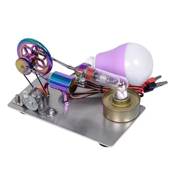 Модел на двигателя на Стърлинг с горещ въздух, генератор, Физически експеримент, Научната играчка, Образователна и Научна играчка