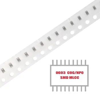 МОЯТА ГРУПА 100ШТ SMD MLCC CAP CER 68PF 100V C0G/NP0 0603 Многослойни Керамични Кондензатори за Повърхностен Монтаж на разположение на склад
