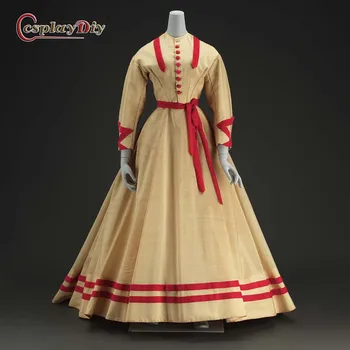 Бална рокля Cosplaydiy Civil War Южна Belle в викториански стил за чай, Бална рокля в морски стил, Вечерни рокли от епохата на Възраждането