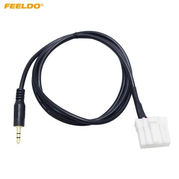 FEELDO 10шт Авто 3.5 мм AUX аудио кабел За Mazda 3/6 Pentium B70 MX5 RX8 Мъжки Интерфейсния Кабел Адаптер за Кабели #MX1623